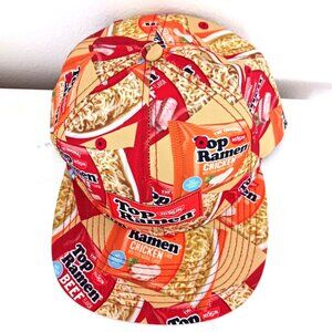 Top Ramen Nissin Noodle Graphic Print Snapback Hat